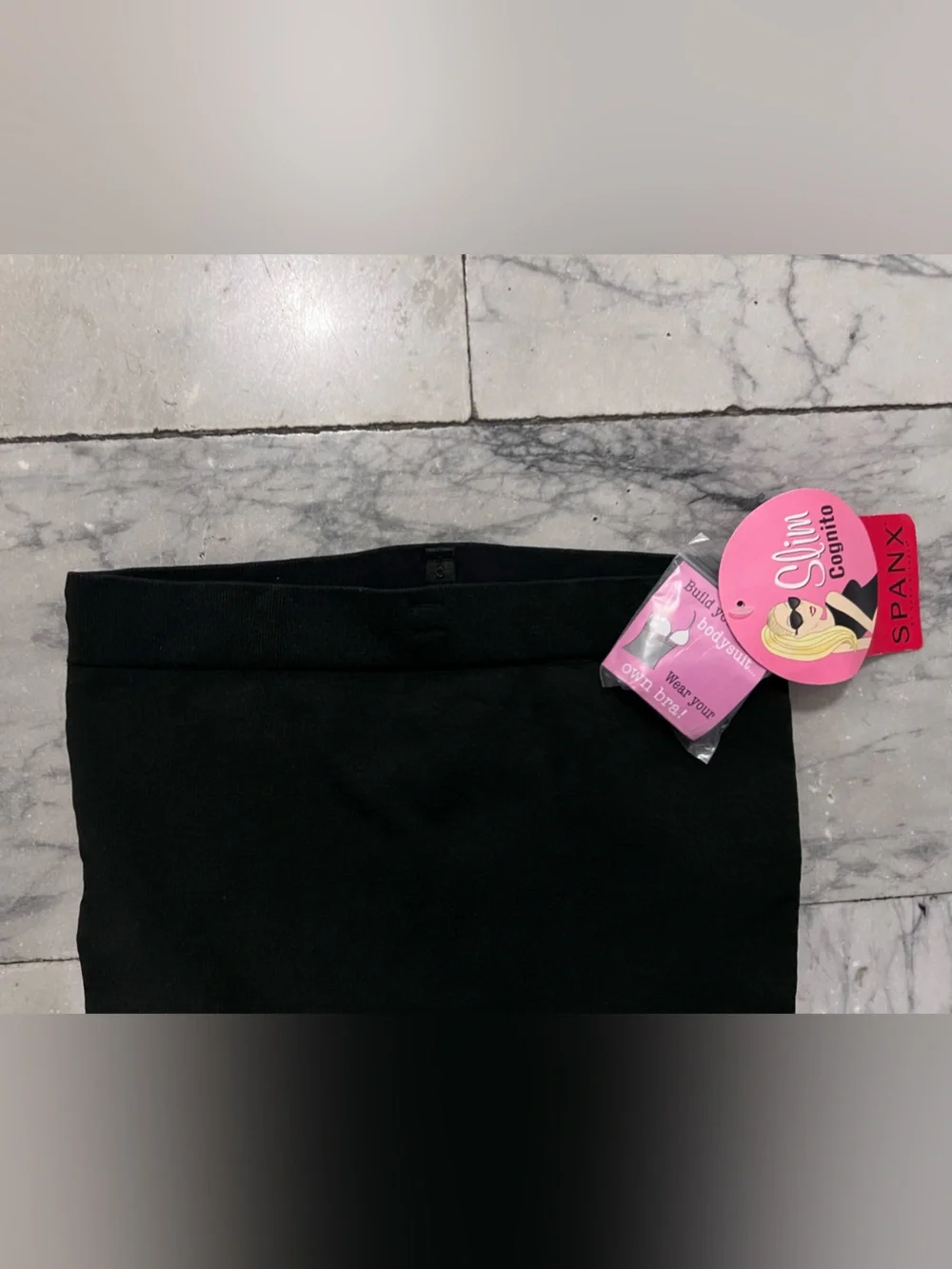 SPANX Kids Black High-Waist Shaping Shorts - Youth
